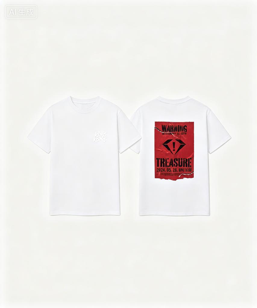 TREASURE POSTER Summer Unisexs Pure Cotton TShirt Comfortable HighQuality Inspired By YK