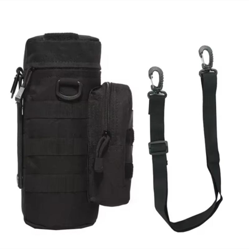 Тактическая сумка для бутылки с водой Molle, держатель для путешествий, кемпинга, пешего туризма, велоспорта, рыбалки, охоты, бутылки с водой, переноска для чайника