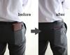 il modo thin and compact genuine leather long wallet for women and men [statusy] (Il Mode) Japanese-made (Navy, right-handed)