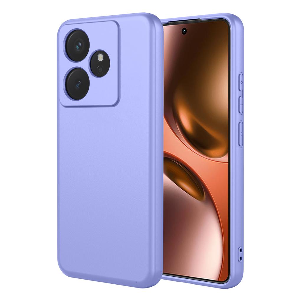 Гибкий чехол из жидкого силикона для Realme GT 7 GT 7T 5G GT7 Защитная крышка Оболочка из ТПУ Fundas Coque Capa