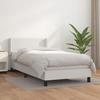 3130644 vidaXL Divan Bed with Mattress White 100x200cm Faux Leather