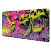 Neon Horror Tcg Playmatwaterproof Nonslip Trading Card Game Mousepad For Tabletop Hobby Supplies