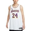Джерси для баскетбола NBA Association Edition Dri-FIT ADV Los Angeles Lakers 24 Удобная Мягкая Приятная к коже Быстросохнущая С круглым вырезом DM5911-101