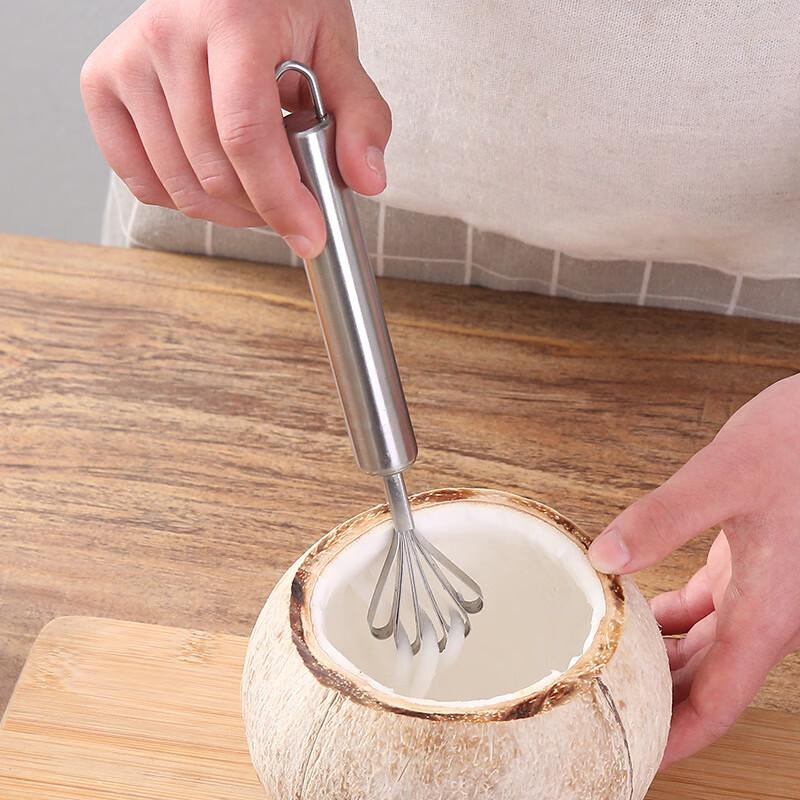 Stainless Steel Coconut Grater & Meat Remover
