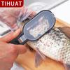 Portable Fish Scales Skin Remover Scaler Fast Cleaning Fish Skin Stainless Steel Scraper Kitchenware