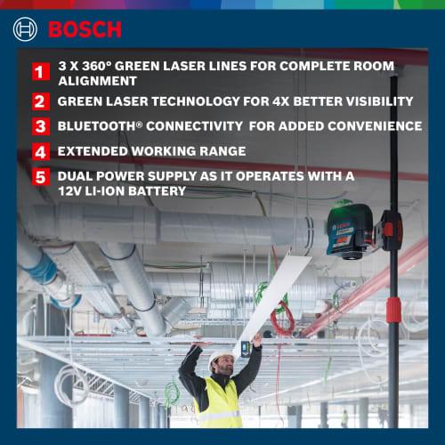 Bosch Professional Green Laser Level GLL3-80CG