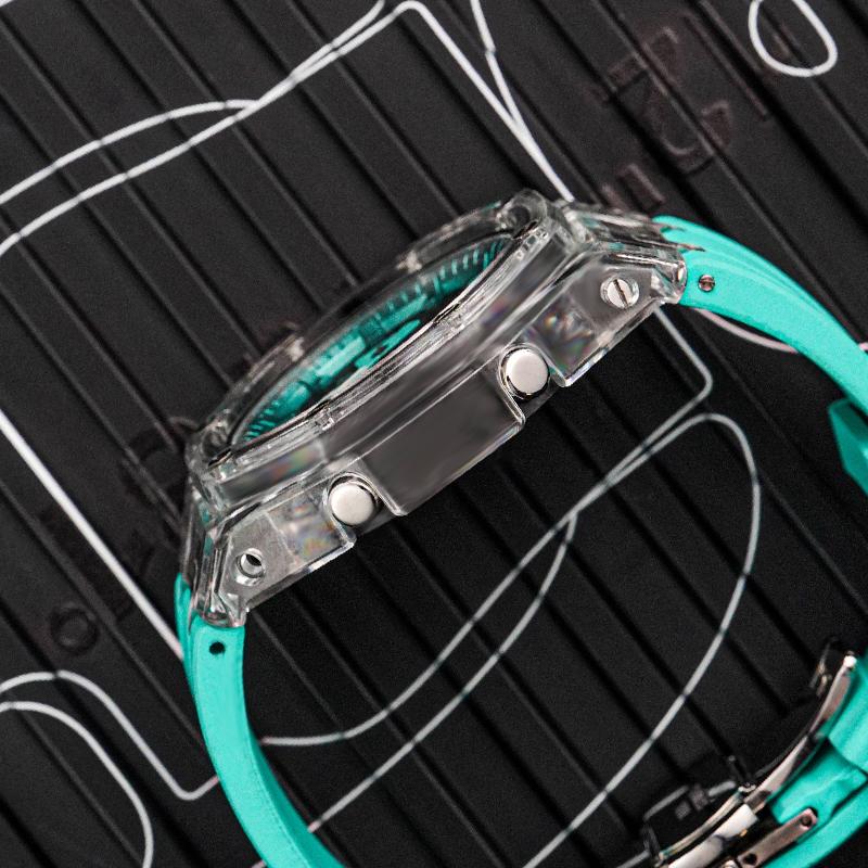 Casio Кастомизированные часы модифицированная серия Huanzhou тренд модификация водонепроницаемые светящиеся Кварцевые мужские и женские одинаковый стиль черный GA-2100-1A1