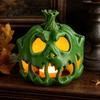Halloween Skull Pumpkin 3D Printed Candle Holder, Hollow Design Sturdy Decoration Figurine, Multifunctional Ambient Lampshade for Party Favors Festive