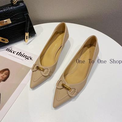 Модная кожа 2024 Новые туфли-лодочки на высоком каблуке, Женская обувь на тонком каблуке с низким верхом, Элегантная женская обувь для танцев из мягкой кожи с металлической пряжкой