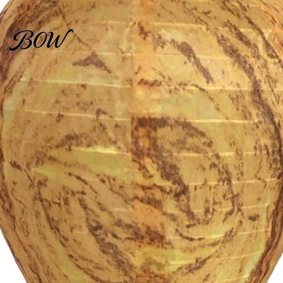 Hornet Deterrent Fake Nest Decoy Hanging Wasp Repellent with Sturdy Loop Outdoor Replica Waterproof Bee for Porch Patio Garden Decor And