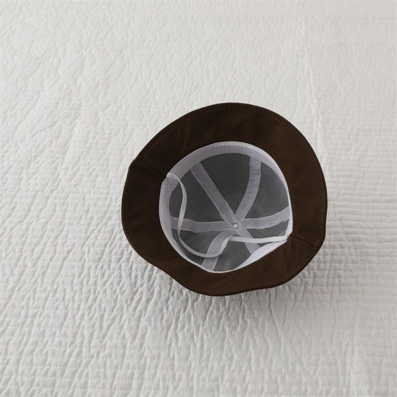 Детская шляпа-панама для новорожденных, шляпа-ведро, солнцезащитная шляпа для новорожденных, шляпа для новорожденных из хлопковой смеси для весенних и летних прогулок