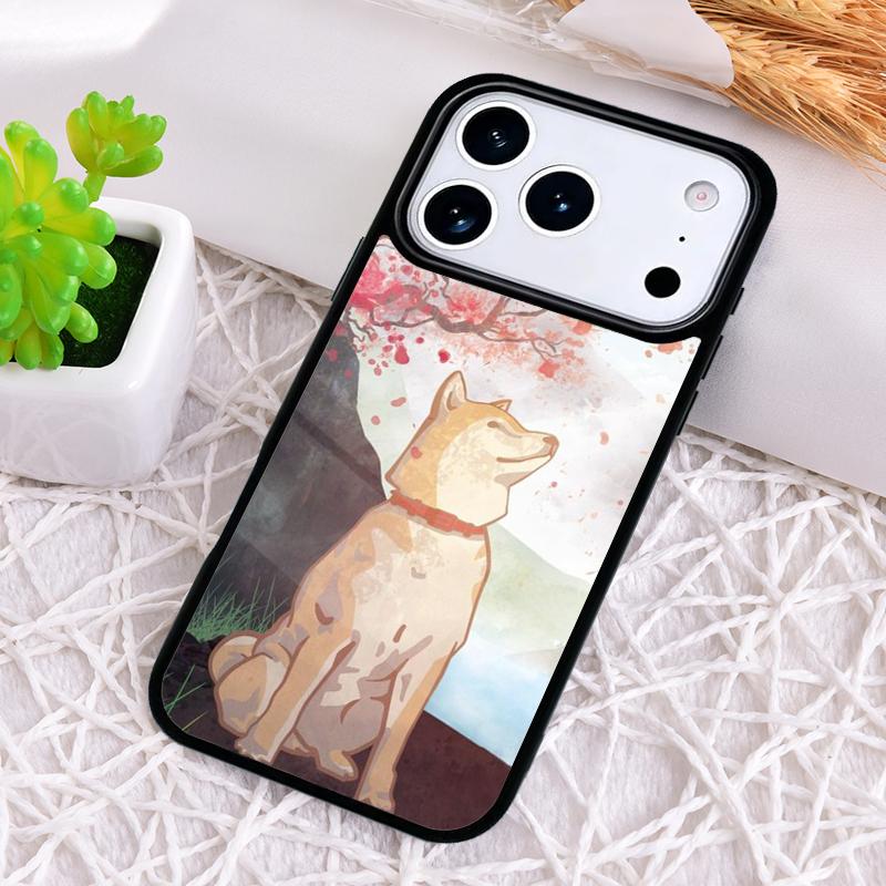 Чехол для телефона с мультяшной собакой Сиба-ину, ударопрочный, для iPhone 17 Air 16e 15 11 12 14 13 Pro Max, Чехол Coque