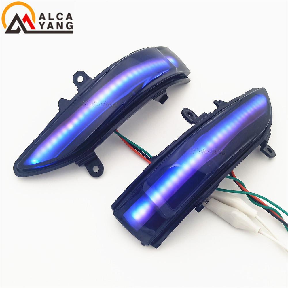 For Subaru Forester Tribeca Outback Legacy LED Dynamic Turn Signal Side Mirror Blinker Indicator Light Lamp