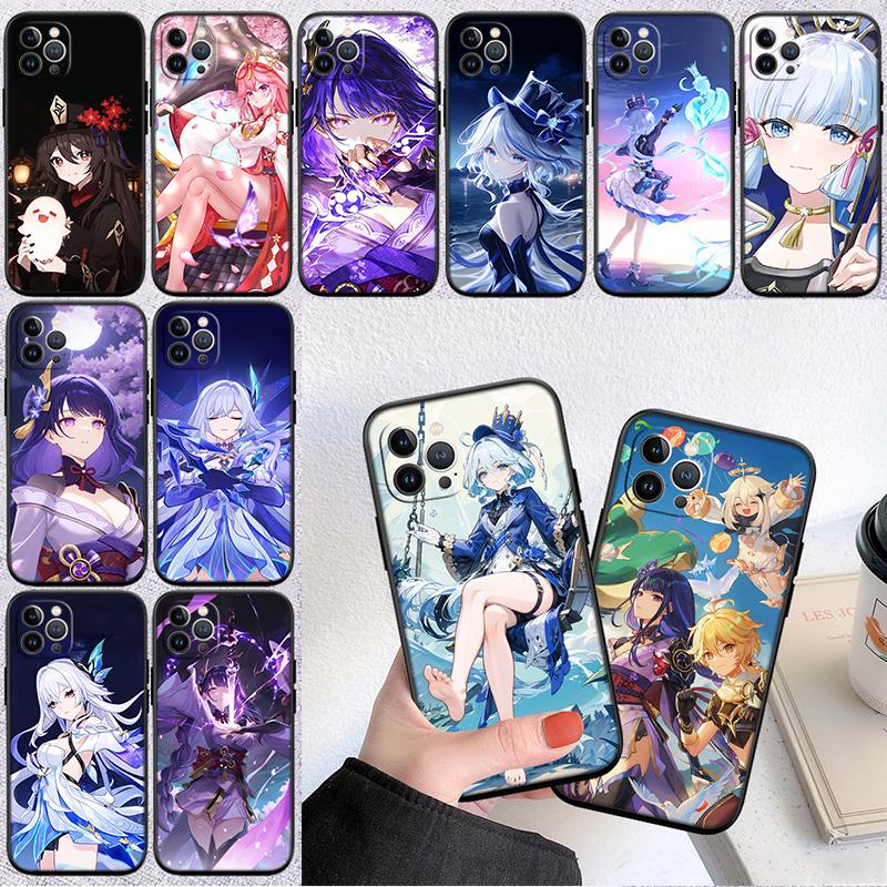 Новый премиальный чехол для телефона Genshin Impact для Xiaomi Poco C40 C50 C51 C55 C65 C71 C75 F3 F5 F6 F7 M2 M3 Pro Ultra