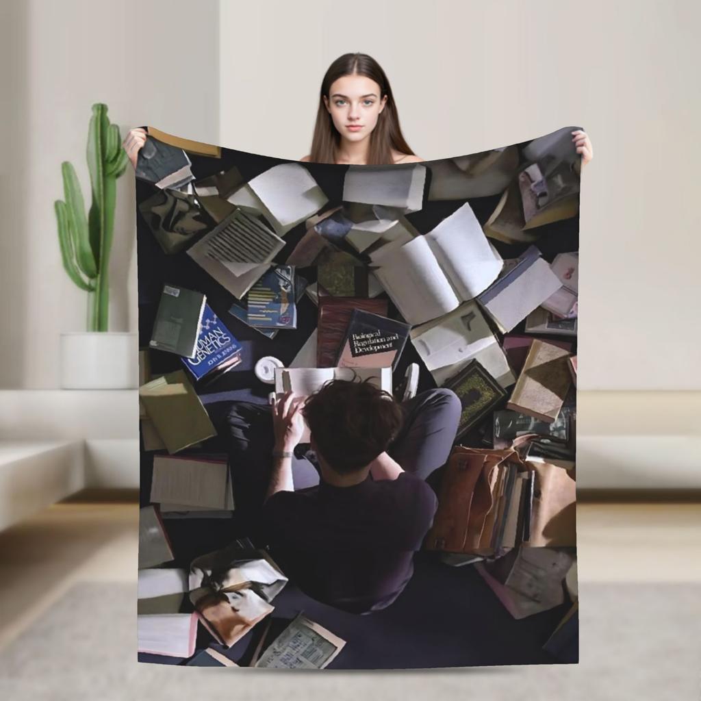 Criminal Minds Spencer Reid  Blanket  Camping Flannel Throw Blanket For Living Room Soft Custom DIY Quality Bedspread