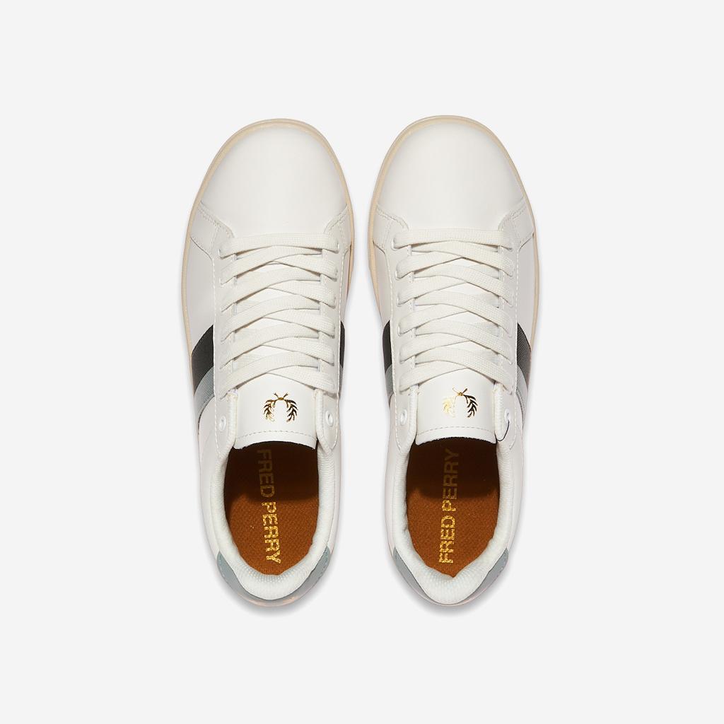 [FRED PERRY] B721 leather / tape detail, B9302, 1020112654, Popular Korean Shoes