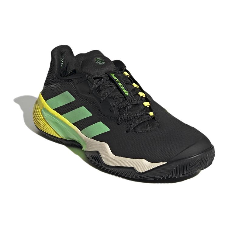 adidas Мужские теннисные кроссовки Barricade Clay 'Черный Зеленый' GY1435