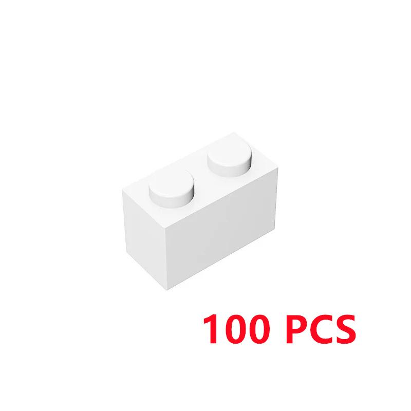 100 шт. 3004 Строительные кубики DIY 1x2 Оптовые модульные GBC Высокотехнологичный набор MOC для творческой игры Игрушка-конструктор