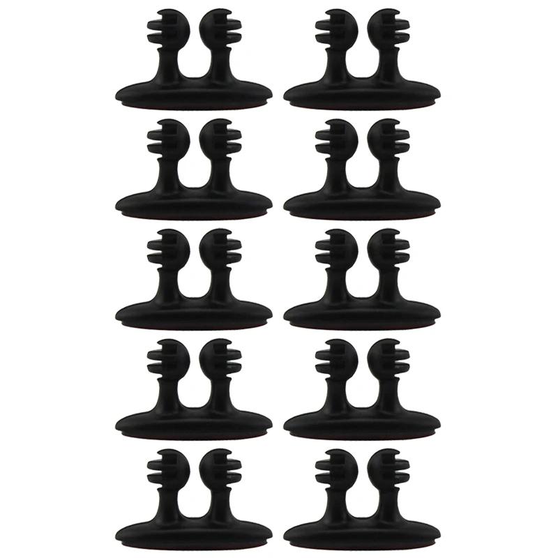 10/20/50Pcs Cable Clamp Universal Car Wire Organizer Holder Bracket Mini Charger Cables Manager Auto Accessories Interior Decor