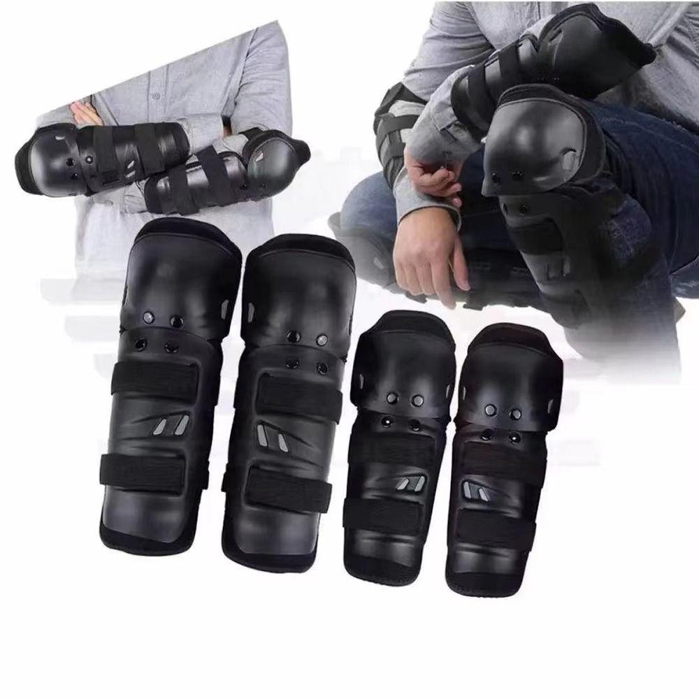 Shock-absorbent Motorcycle Elbow Pads Motocross Riding Cycling Knee Pads  Motorbike