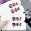Чисто ручная работа Фототерапия Носимые ногтевые пластины Хамелеон Носимые ногти Готовые изделия Повторно использованный нейл-арт