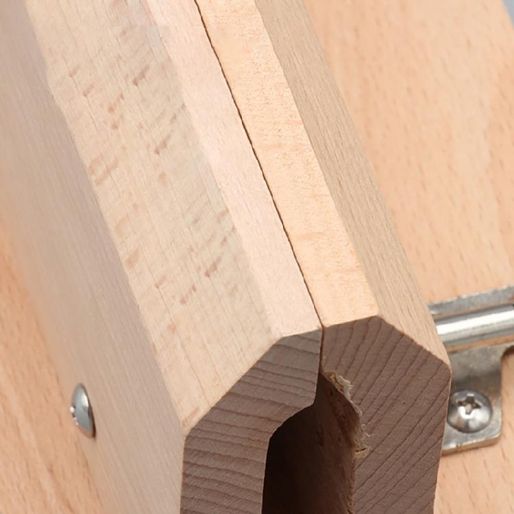 Wood Leather Craft Lacing Stitching Clip Tool Adjustable Wood Leathercraft Clamp Table for Hobbyist and Professional