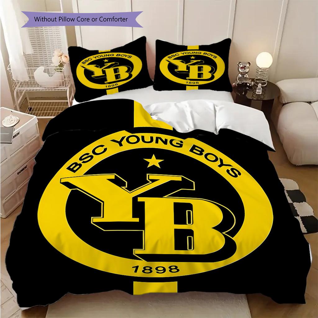 BSC YB Узор Комплект постельного белья Одеяло Покрывало Наволочка Домашний Декор Подарок на День Рождения (1 пододеяльник + 2 наволочки, без наполнителя)