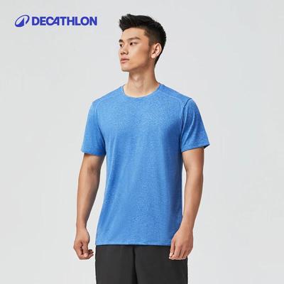 Мужская легкая дышащая быстросохнущая спортивная футболка Decathlon