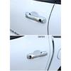Для Toyota Tundra Sequoia Tacoma 4Runner Глянцевый Черный Углеродное Волокно Хром Накладка на Ручку Двери Автомобиля Стайлинг Автоаксессуары