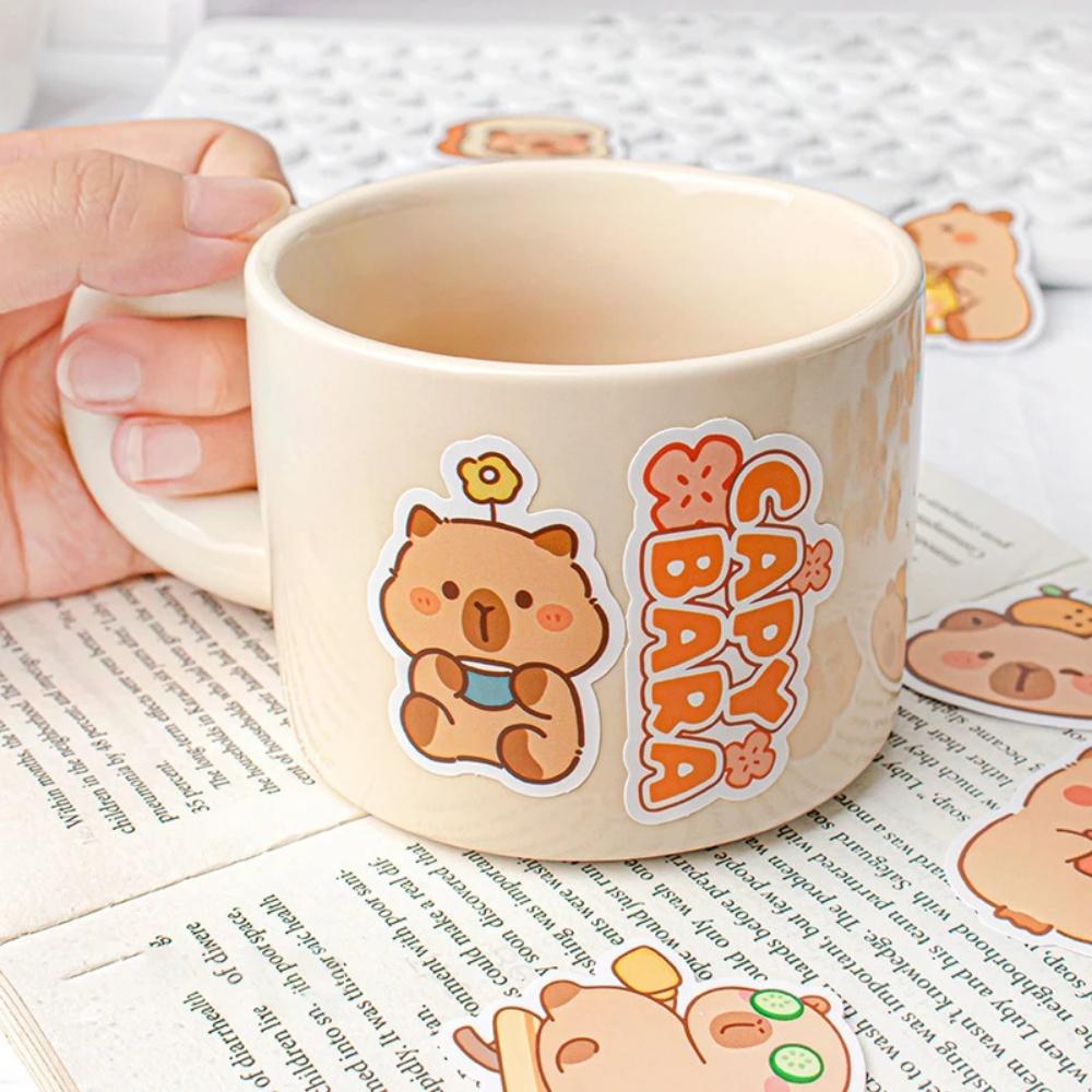 50Pcs Capybara Graffiti Stickers Cute Cartoon Creative Funny Fashion Decorative Scrapbook Phone DIY Supplies wholesale