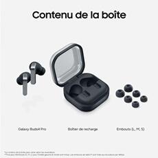 Samsung Galaxy Buds4 Pro wireless earphones IP57 Black