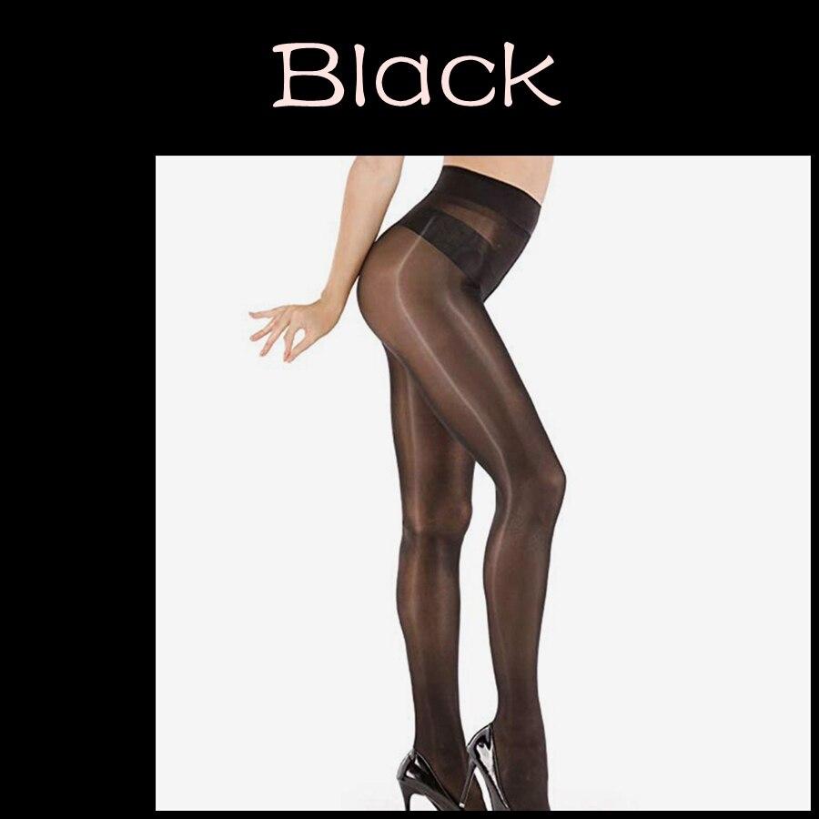 Эластичные волшебные колготки из необычного материала, более блестящие, чем масляные, ультратонкие женские колготки с закрытой промежностью