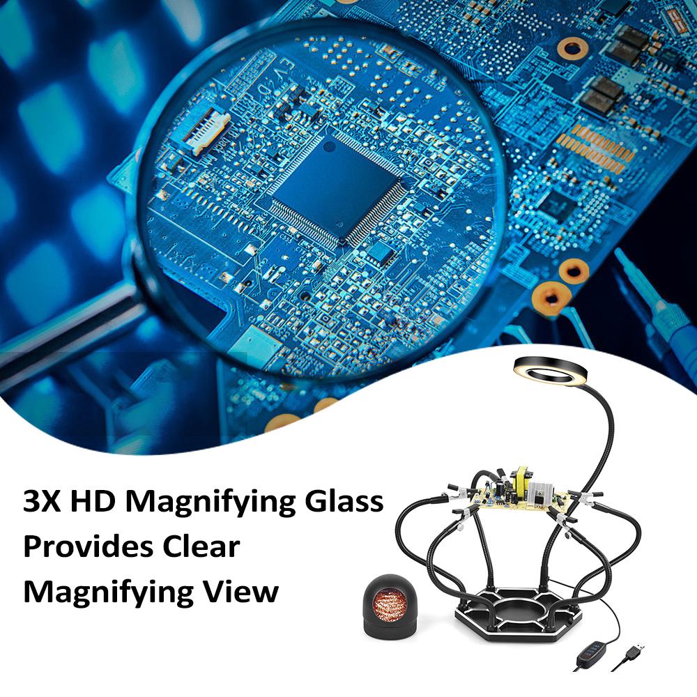 Паяльная станция Helping Hands, паяльная станция FiveClaw, паяльный инструмент Third Hand с