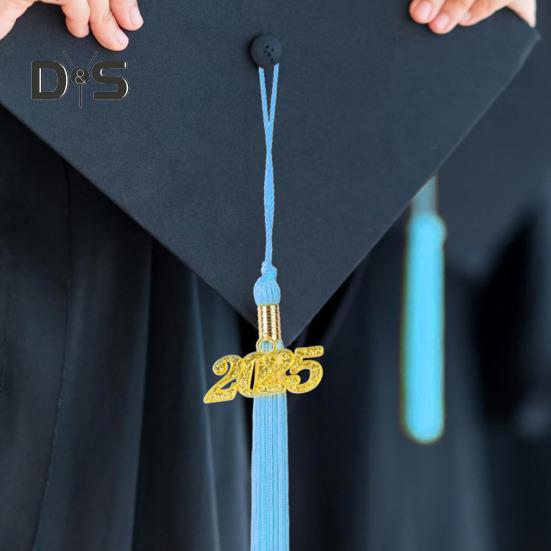 Выпускная кисточка 2025 года 9-дюймовая кисточка с подвеской 2025 года Стандартная кисточка Памятный подарок для выпускных церемоний Фотографии