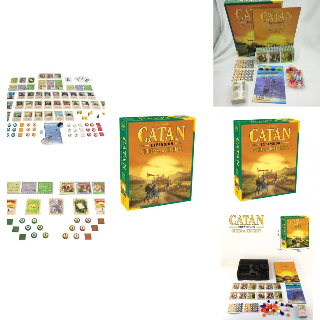 Дополнение к настольной игре Catan Набор для 5-6 игроков для семейного веселья и досуга Медная бумага и пластиковый материал