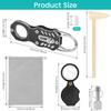 Новый портативный набор для проверки карманных монет Pinger Tester Kit для тестирования резонанса золота и серебра с молоточком и лупой