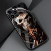 Fashion Skull Skeleton Grim Reaper Glass Phone Case for iPhone 11 12 13 Pro XR X 7 8 XS Max 6 6S Plus SE Mobile Phones Cover