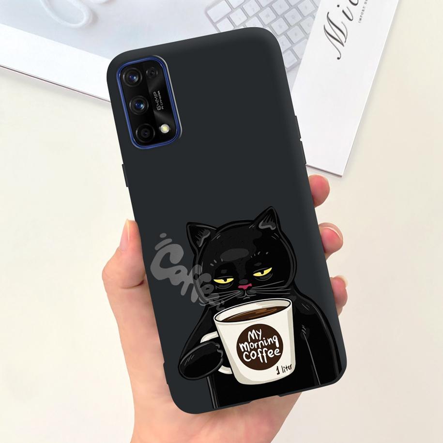 For Realme 7 5G Case RMX2111 Cover New Fashion Flower Girls Painted Funda Soft TPU Cases For Realme 7 Pro Realme7 RMX2155 Bumper