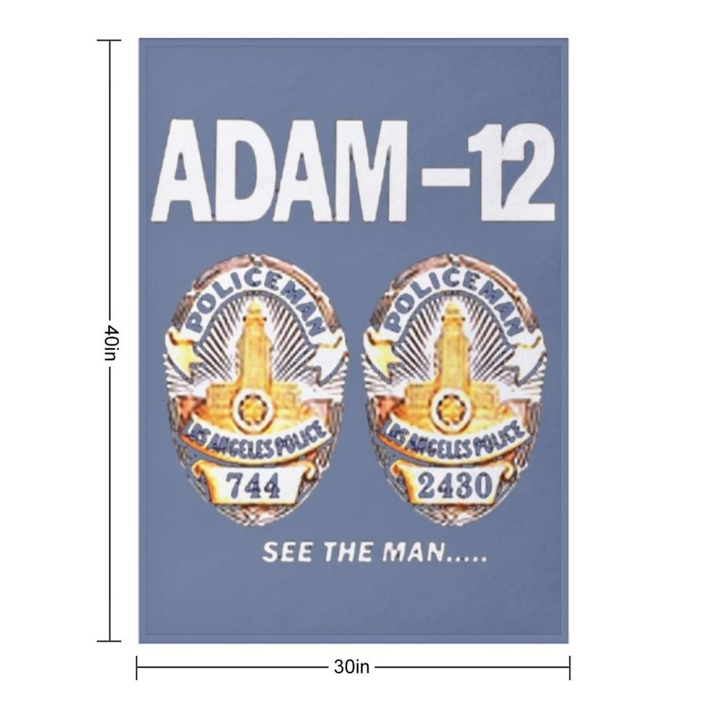 Телесериал Adam-12 70-х Ретро Плед Одеяло На заказ Для декора Дивана Пушистые Пледы