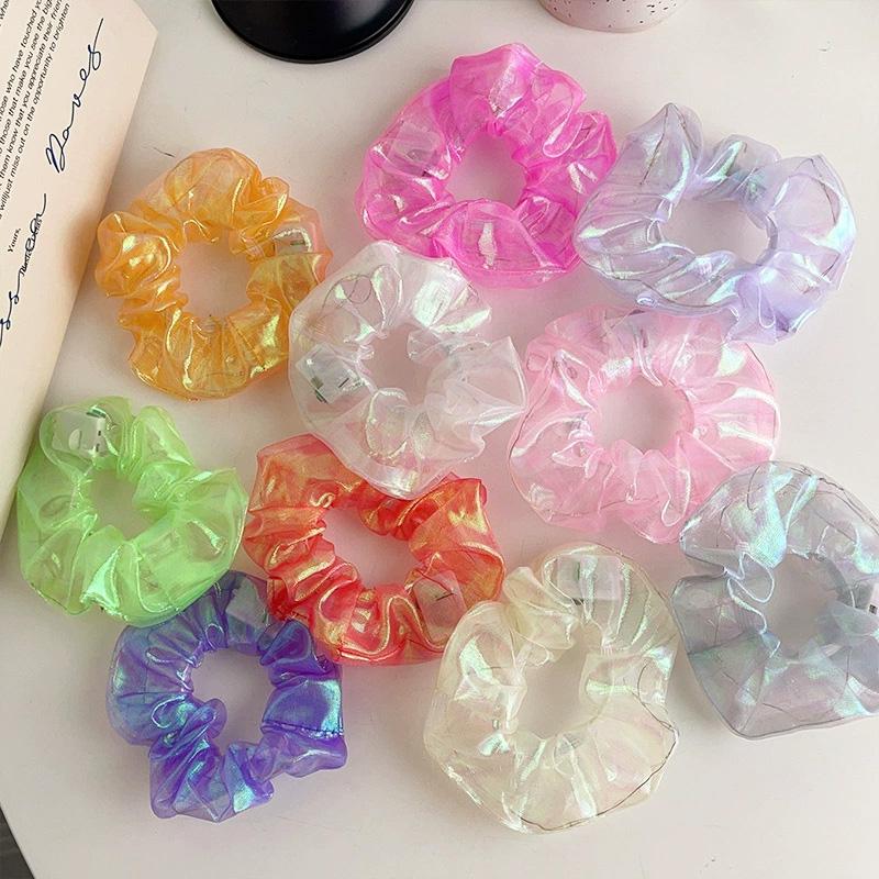 1Pc Hair Accessories Festival Party Light-up Glow Effects Women Hair Rope Fashion LED Hair Tie Scrunchie