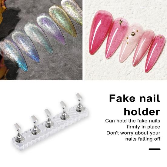 Подставка для ногтей, прочный, длительный срок службы, держатель для практики маникюра Aurora Fantasy для практики и демонстрации маникюра