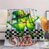 1PC Leprechaun poster Print FlAannel Blanket, High quality Comfortable for All Seasons, Home Decor, Warmth and Comfort
