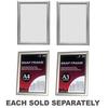 Deflecto Manhattan Snap Frame (Silver)