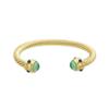 Bracelet - Luxenter - Sirose - Alliage Métallique - Cristal Vert - Finition or Jaune 18k