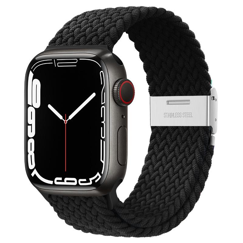 Strap For Apple watch Ultra 2 band 49mm 45mm 44mm 40mm 41mm 42mm 46mm Braided solo loop correa bracelet series 7 3 se 8 9 10 11