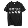 Funny Camera Shirt for Men Clothing What The F Camera Male  T-shirts Photography Lover Unisex Shirt Short Sleeve T Shirt for Men