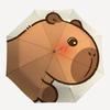 Cute, Capybara Automatic Folding Umbrella Compact 8 rib Design, Unique Style, Suitable for Everyday Outdoor Use, Perfect Gift for Friends an