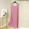Women's Plus Size Modal Sleeveless Mid-Length Camisole Nightgown