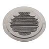 Stainless Steel Wall Air Vent Round Flat Grille Ducting Ventilation Cover Outlet Insect Mesh