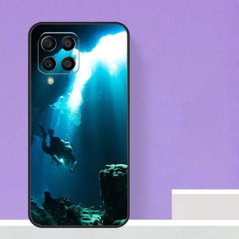 Scuba Diving For Samsung Galaxy M21 M51 M12 M32 M52 M13 M23 M33 M53 M34 M54 M30s M31s M15 M55 M20 Case